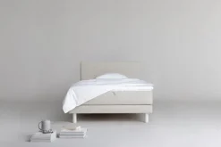 Matri Aina bed, 90 x 200 cm, ivory melange