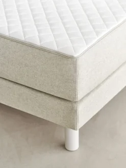 Matri Aina bed, 90 x 200 cm, ivory melange