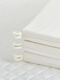 Matri Aina bed, 90 x 200 cm, ivory melange