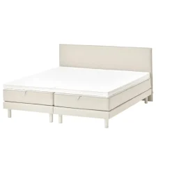 Matri Aina bed, 160 x 200 cm, ivory melange