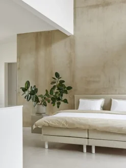 Matri Aina bed, 80 x 200 cm, ivory melange