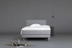 Matri Aina bed, 90 x 200 cm, light grey