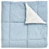 Matri Moona double bed cover, 260 x 260 cm, fog blue - stone