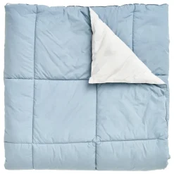 Matri Moona double bed cover, 260 x 260 cm, fog blue - stone