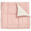 Matri Moona single bed cover, 160 x 260 cm, rose powder - mulberry
