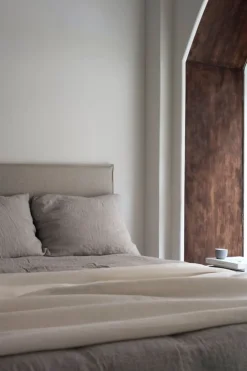 Matri Slim headboard, Wooly, ivory melange