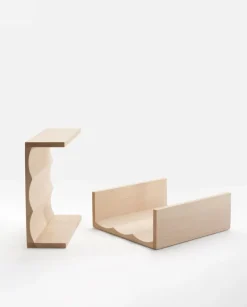 Mattiazzi Bibita bottle rack, beech