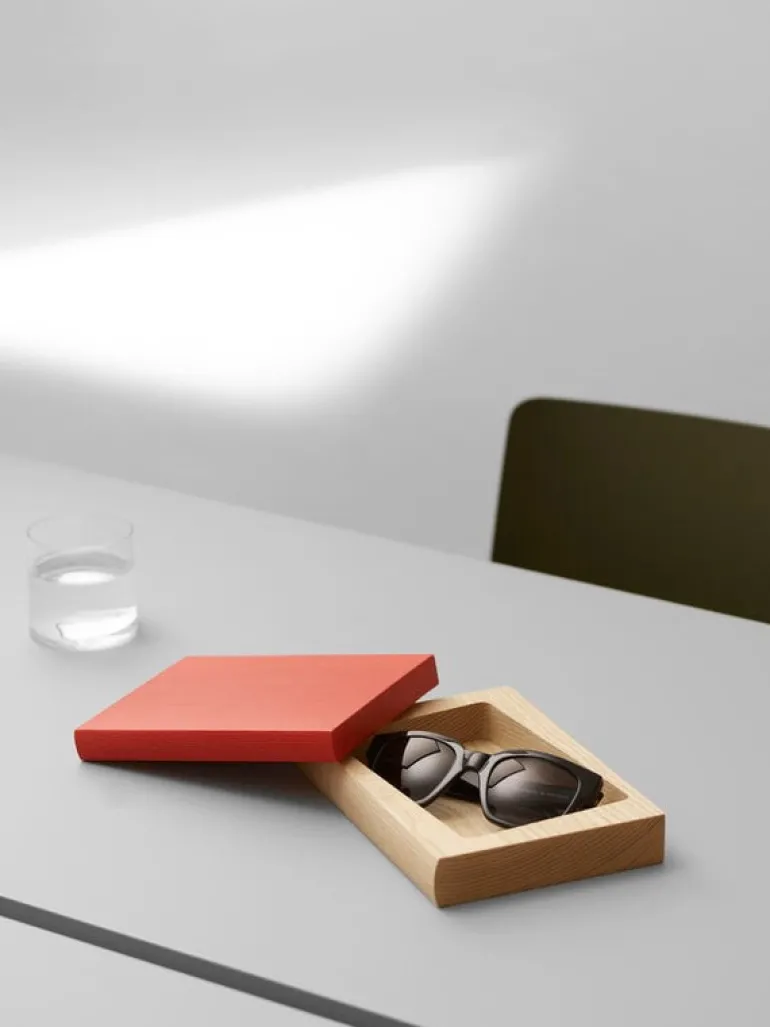 Mattiazzi Cassetta box, natural ash - green