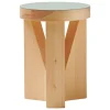 Mattiazzi MC20 Cugino Soft stool, pine - pistachio linoleum