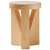 Mattiazzi MC20 Cugino Soft stool, pine - powder linoleum