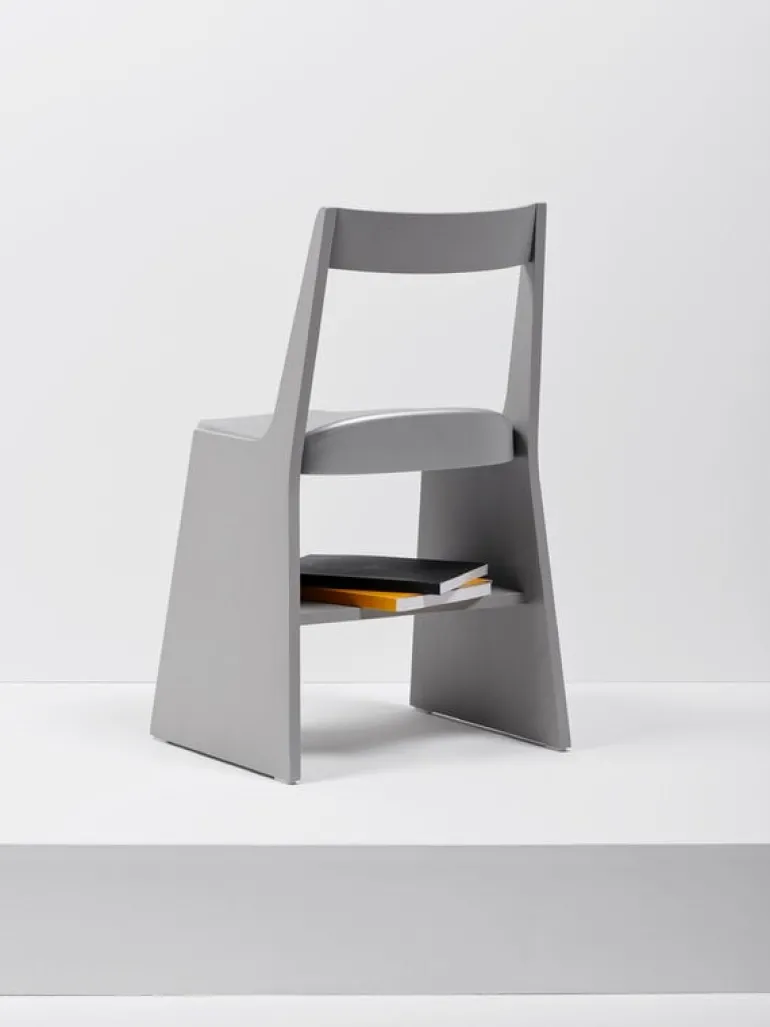 Mattiazzi MC19 Fronda chair, grey - silver