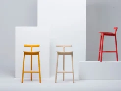 Mattiazzi MC7 Radice bar stool 65 cm, red