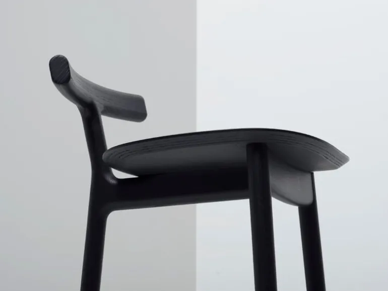 Mattiazzi MC7 Radice bar stool 65 cm, black