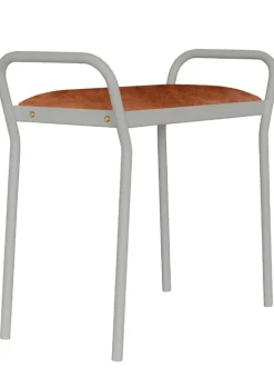 Maze Anyone stool, grey - rust