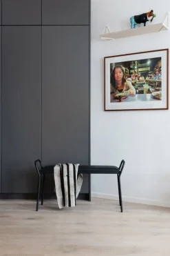 Maze Anytwo bench, black