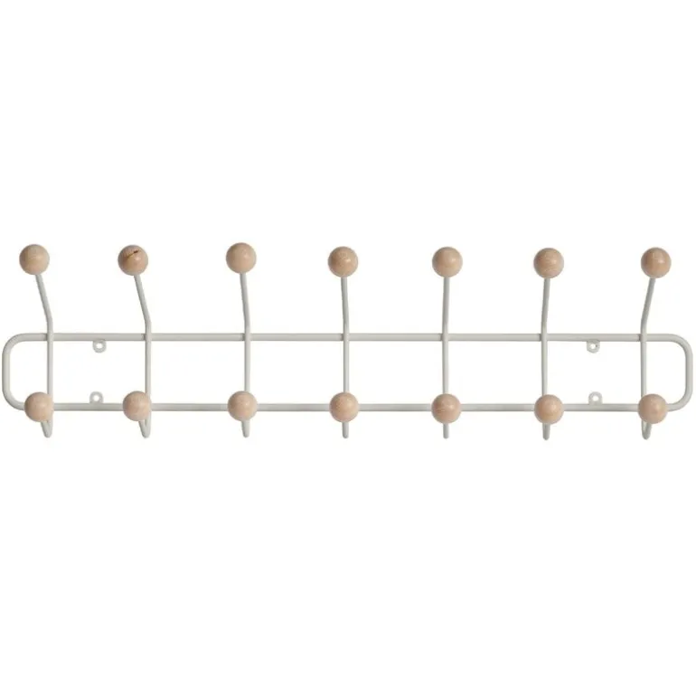 Maze Bill Horizontal coat rack, silk grey