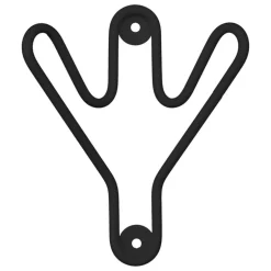 Maze Buddy wall hanger, black