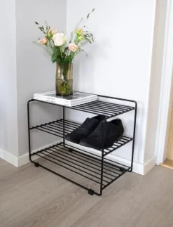 Maze Downtown shoe shelf, black