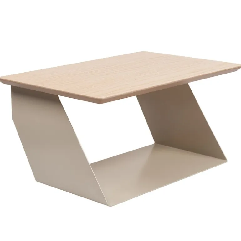 Maze Edgy Wood shelf, eggshell - ash