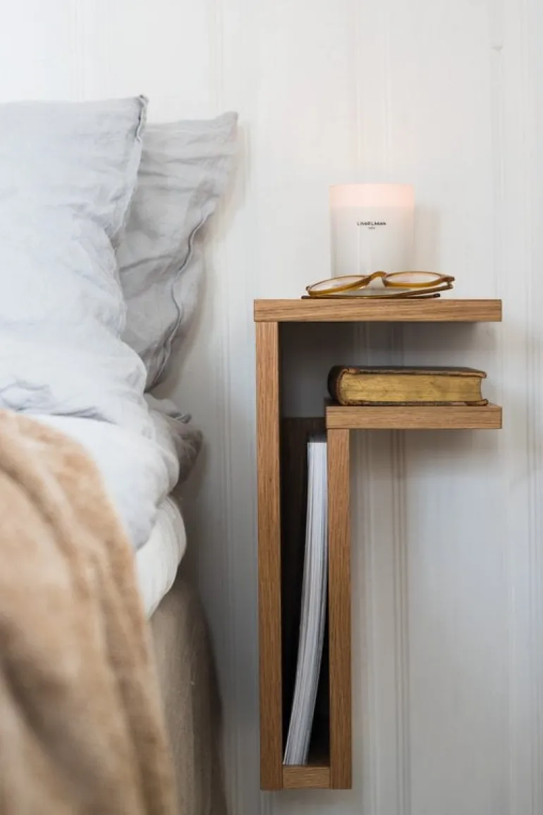 Maze F-shelf, left, oak