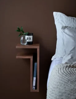 Maze F-shelf, left, walnut