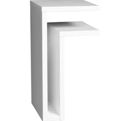 Maze F-shelf, left, white
