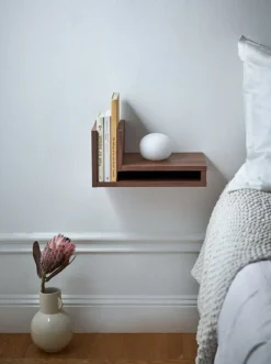 Maze F-shelf, right, walnut