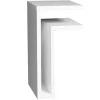 Maze F-shelf, right, white
