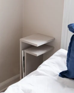 Maze F-shelf, right, white oak