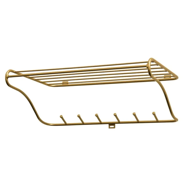 Maze Hat Rack, brass