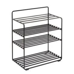 Maze Lower East Seat shelf, black - cognac