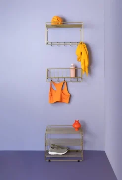 Maze Midtown shelf, brass