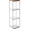 Maze Mixrack floor shelf, L, oak - white