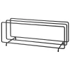 Maze Mixrack shoe rack L, black
