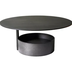 Maze Parasol coffee table, L, dark stained oak