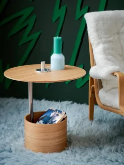 Maze Parasol coffee table, S, oak