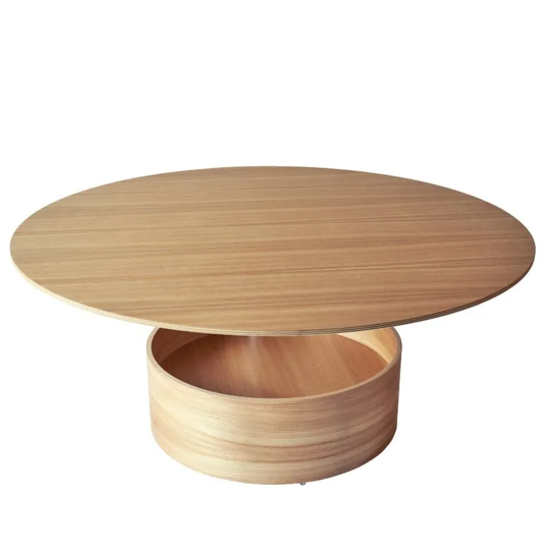 Maze Parasol coffee table, L, oak