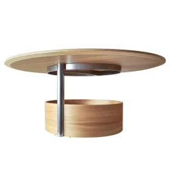 Maze Parasol coffee table, L, oak