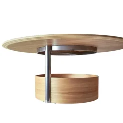 Maze Parasol coffee table, L, oak