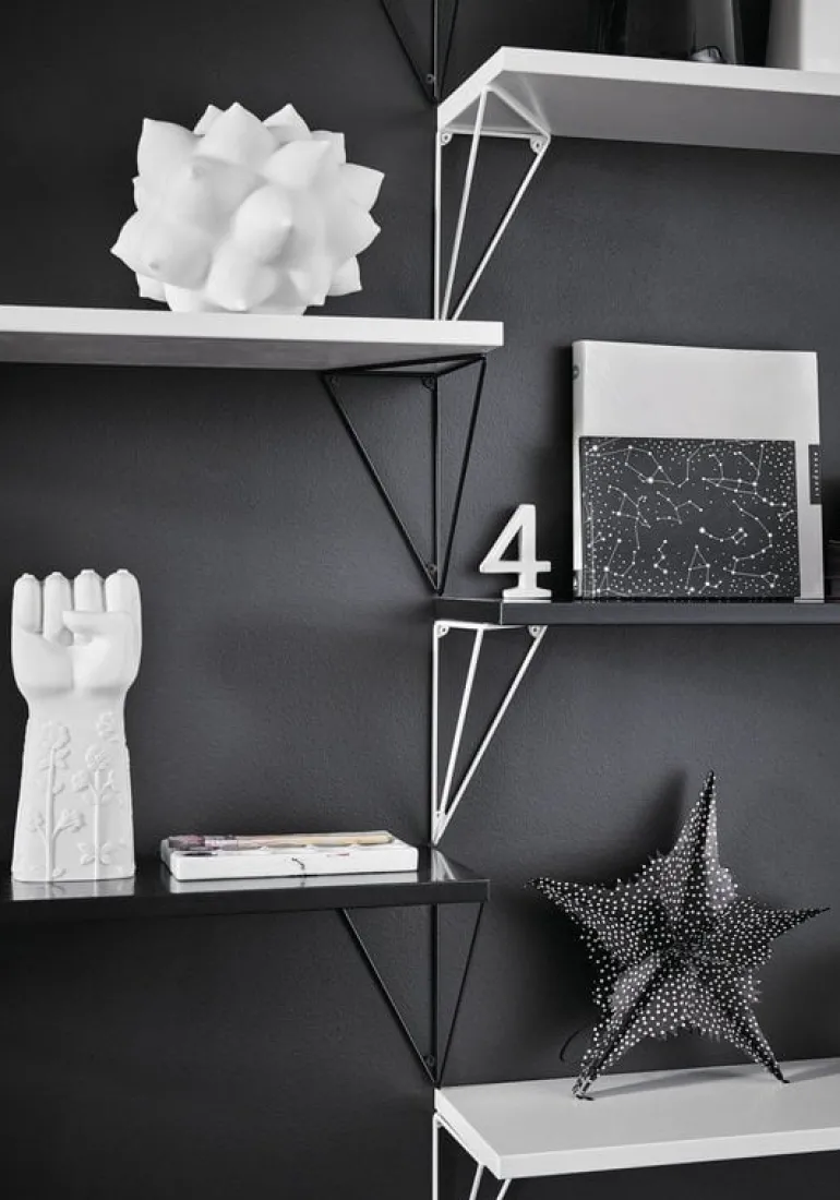 Maze Pythagoras brackets 2 pcs, black