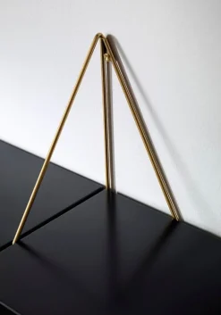 Maze Pythagoras shelf, 80 x 20 cm, black