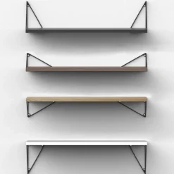 Maze Pythagoras shelf, 80 x 20 cm, black