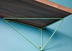 Maze Pythagoras shelf, 80 x 20 cm, walnut