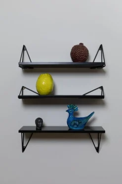 Maze Pythagoras XS shelf with brackets, black