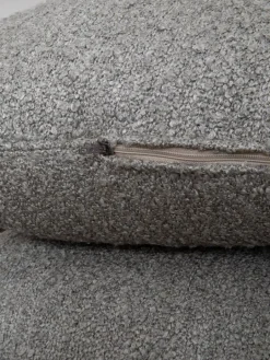 Maze Same Easy armchair, white - taupe fabric