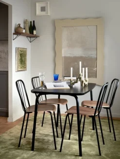 Maze Same table, 70 x 115 cm, black