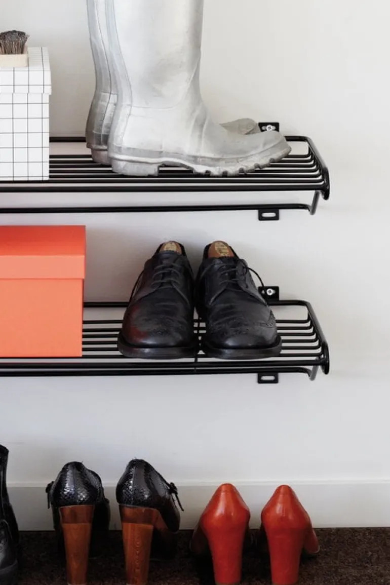 Maze Shoe Shelf, black
