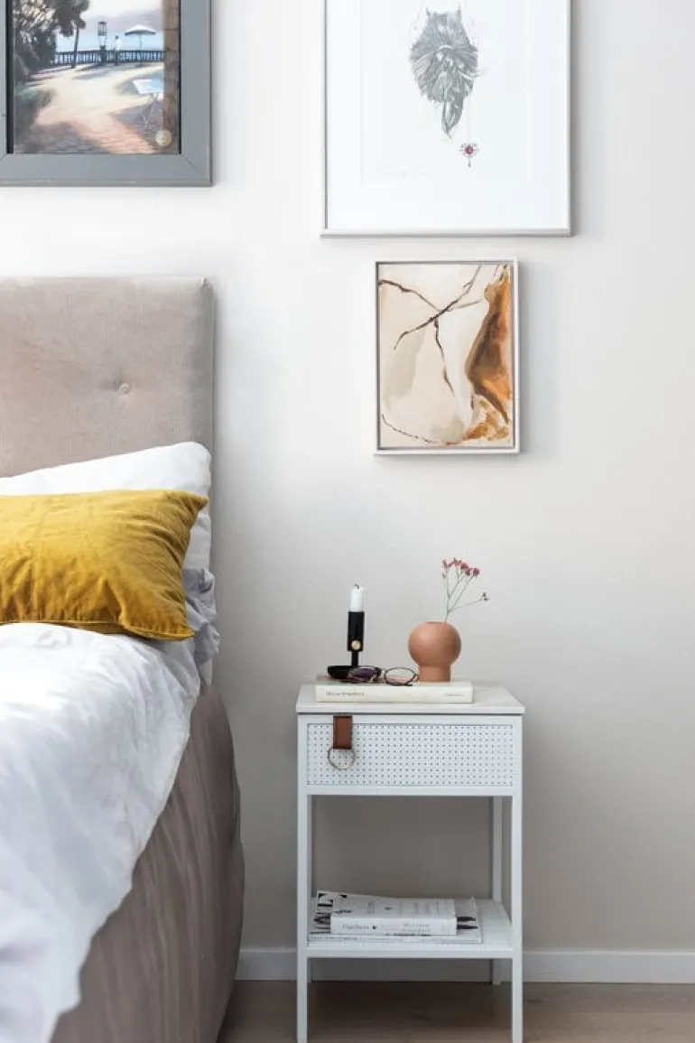 Maze Tracy side table, left, white