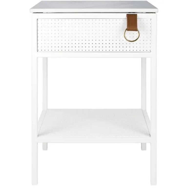 Maze Tracy side table, right, white