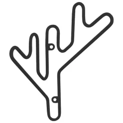 Maze Twig wall hanger, black